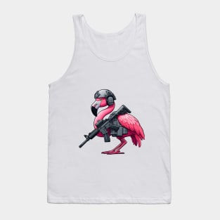 Tactical Flamingo Tank Top